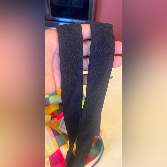 Rainbow Quilted Pattern Tote, EUC - Picture 3 of 4